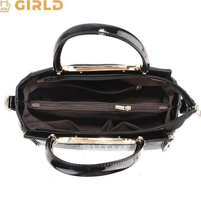 FREE ONGKIR GIRLD CROCO TAS WANITA MEWAH PREMIUM MODEL KULIT BUAYA PESTA