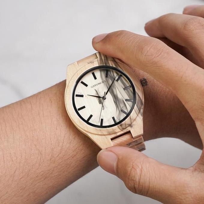 GARVINOES Arva Series Jam Tangan Kayu Pria