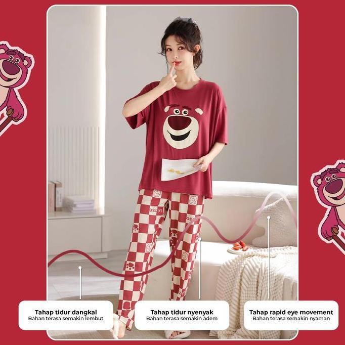 piyama 2in1 jumbo | Piyama Jumbo Wanita 5XL  | piyama 2in1 jumbo |Baju Tidur Jumbo 5XL | Piyama Over