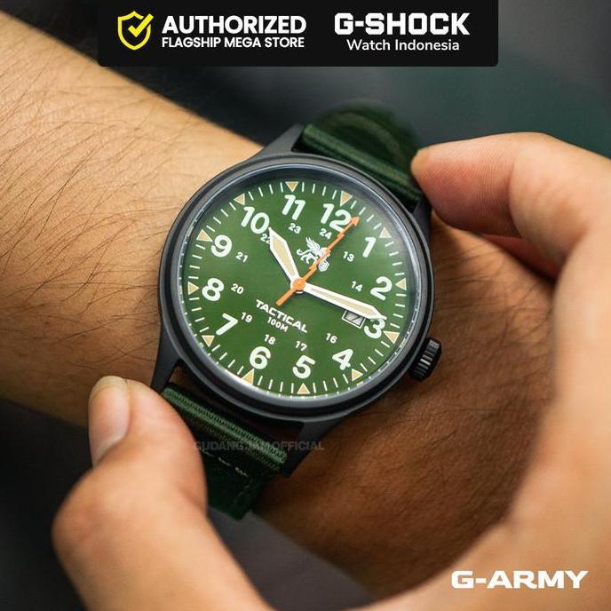Jam Tangan GARMY Pria G-Army Tactical Green GA-TAC2503 | Jam Tangan Pria | Jam Watches