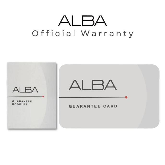 Alba Mechanical Jam Tangan Pria AU4033 / AU4033X1 Automatic Grey Dial Stainless Steel Strap Watch