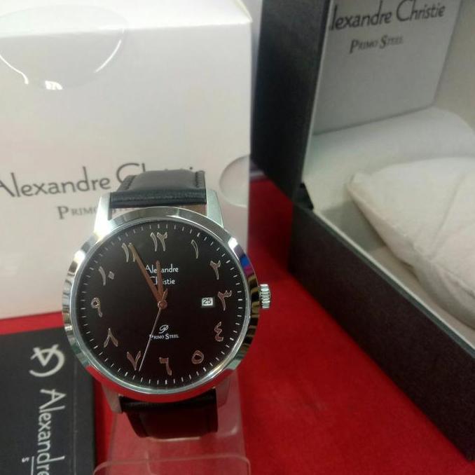 jam tangan pria alexandre christie ac 1024 MD solid st steel