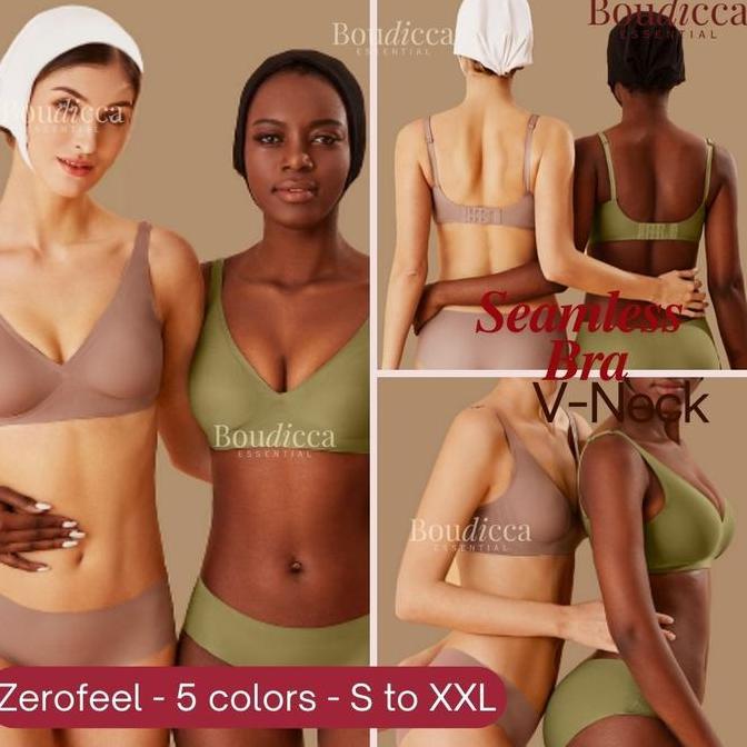 AIRY Seamless Bra Tanpa Kawat / Zero Feel Premium Kait Belakang / Bra