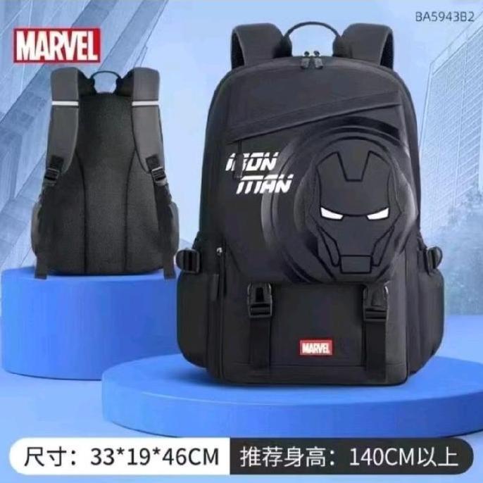 tas sekolah anak ironman capten spiderman ransel.anak laki laki tk sd