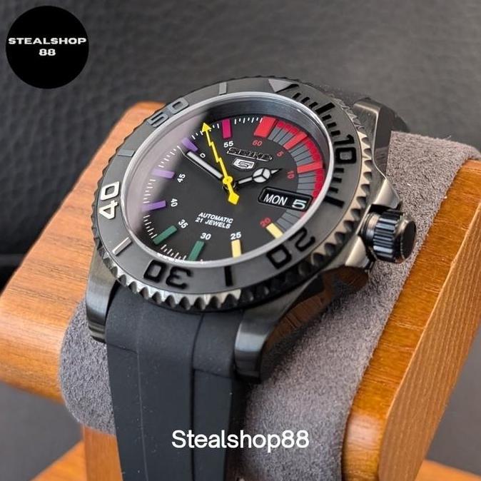 Seiko Submariner Stealth Rainbow NH36 DayDate SubmarinerIndo