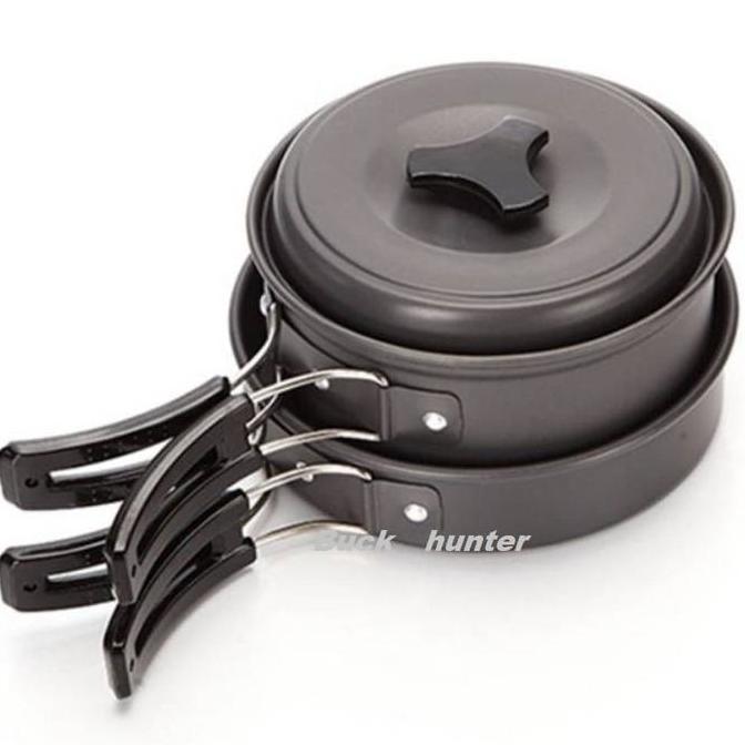 Cooking Set Outdoor Sy-200 Ds 200 Alat Masak Camping Tableware Panci