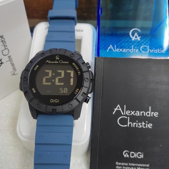 Jam PRIA DITAL ORINAL Alexandre Christie Ac 9364 MH Rubber Stain