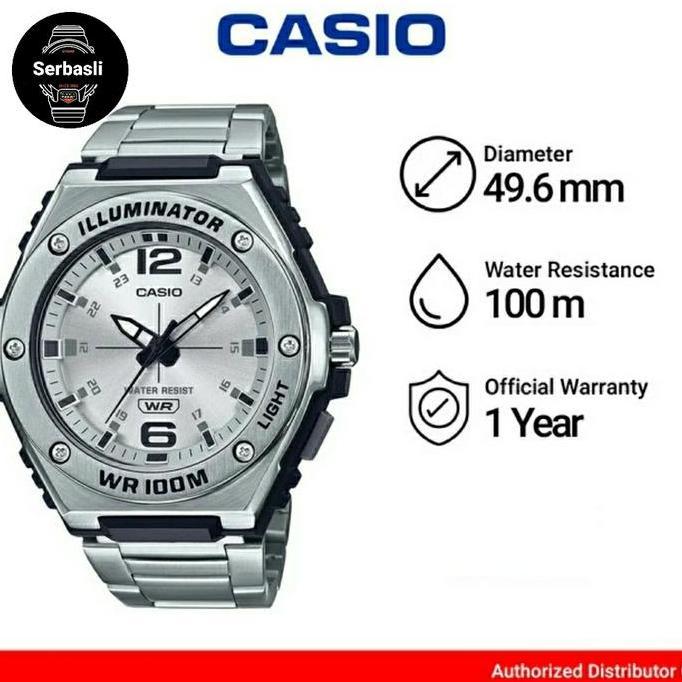 JAM CASIO MWA-100HD / MWA100HD ORINAL BERGARANSI