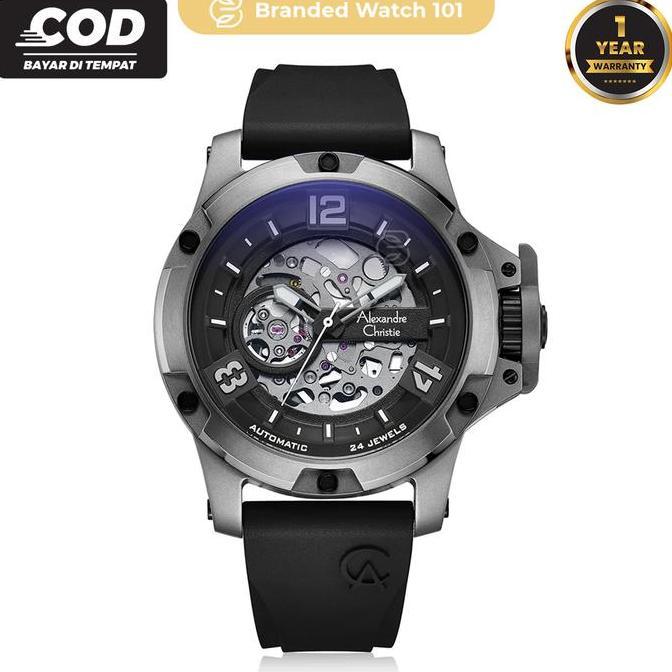 Jam Tangan Pria Alexandre Christie AC 6295 AC6295 6295 Automatic Garansi Resmi 1 Tahun