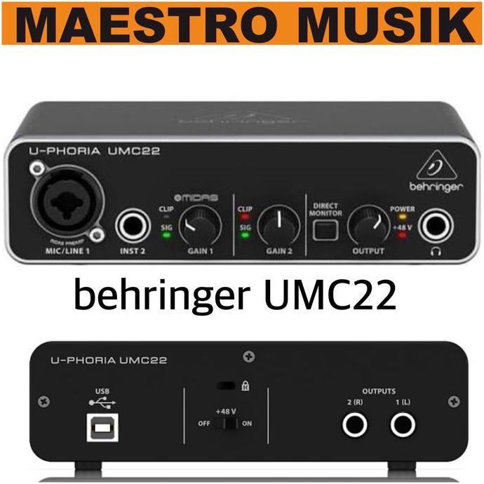 BEHRINGER UMC22 Audio Interface