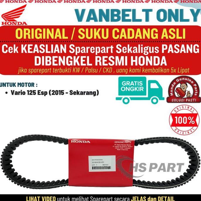 Vanbelt Vario 125 Original Asli , Vanbelt Vario 150 Led Original , Vanbelt Vario 125 Led Original Ho