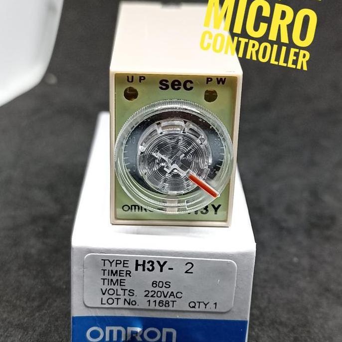 Diskon Mini Timer Omron H3Y-2 / H3Y2 Delay Timer Relay - 60S