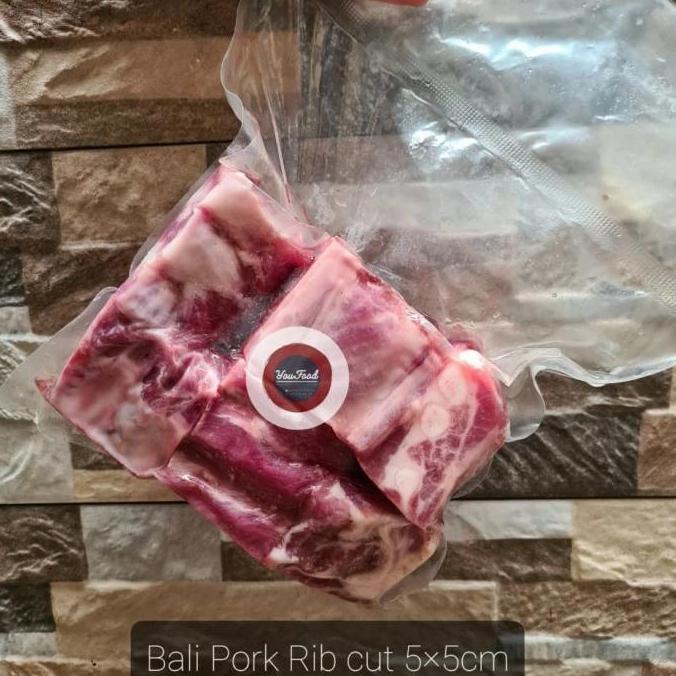 Bakut Babi Bali-Paikut Babi-Iga Babi Bali Potong-Pork Ribs Cut 5x5