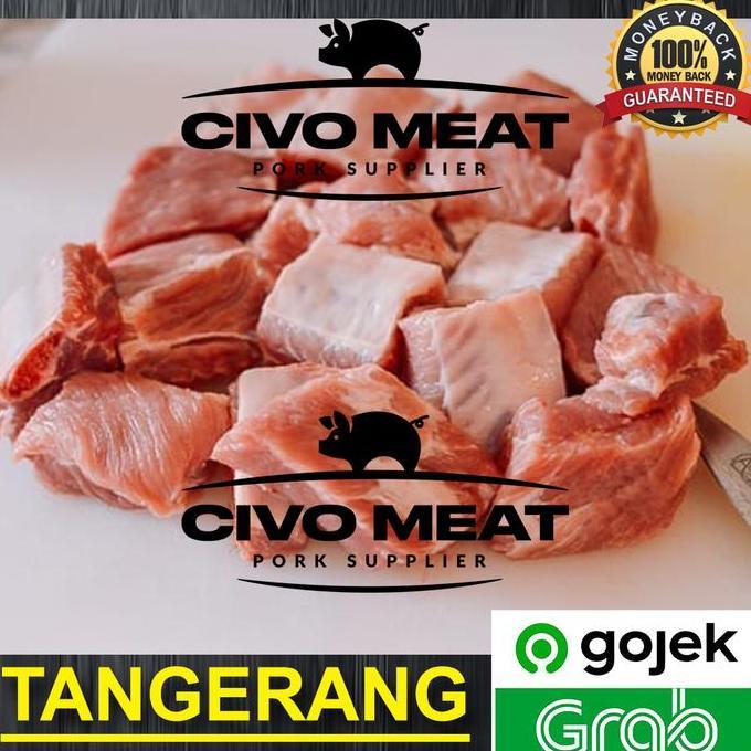Ribs / Iga Babi Import - Paikut Babi Import potong Sop 500 gram