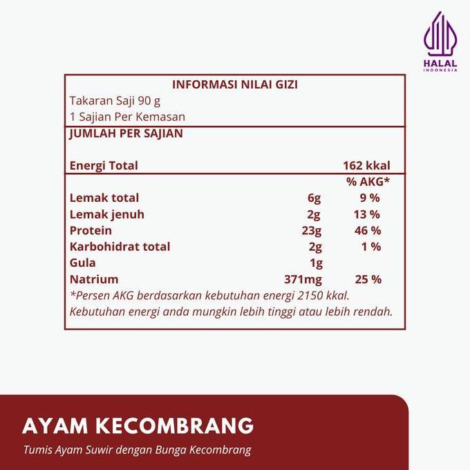 Satu Porsi Ayam Kecombrang | Frozen Food Ready Meal
