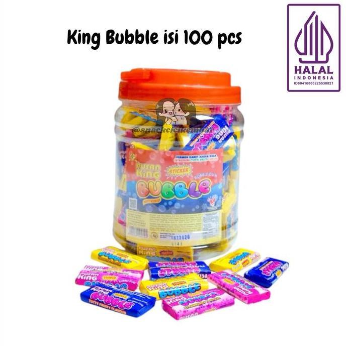 PUSAN KING BUBBLE PERMEN KARET ISI 100pcs