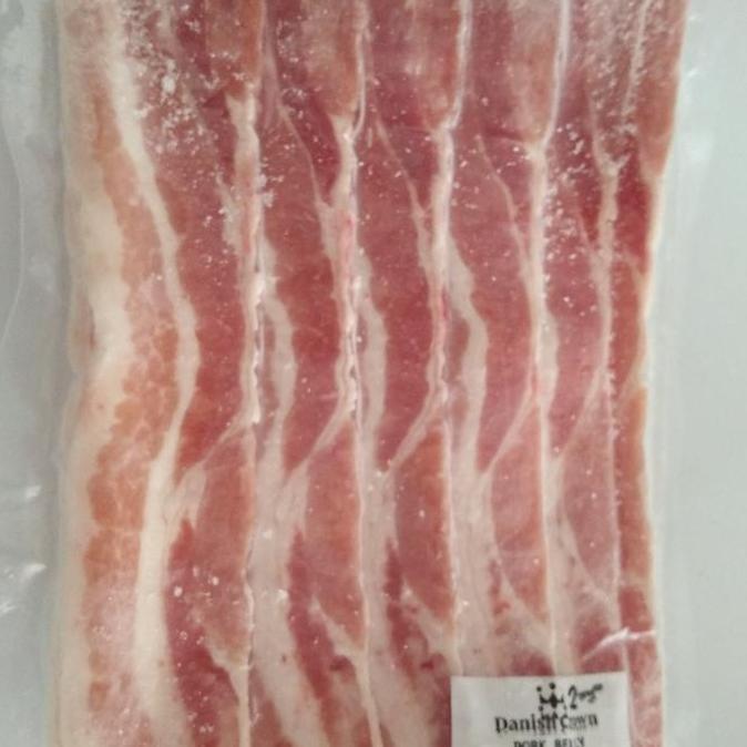 Samgyeopsal Korean Pork Belly Slice 500gr Daging Babi Denmark Organik