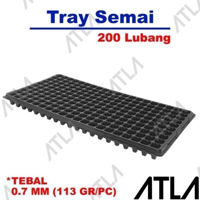 Bisa Cod Tray Semai 200 Lubang Pot Bibit Biji Nampan Traypot Benih Hidroponik ...