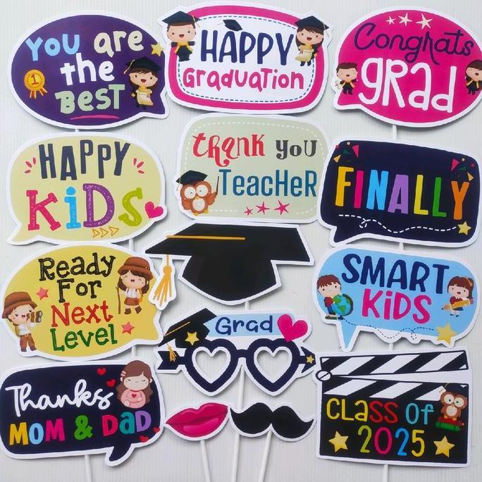 GRADUATION KIDS TEMA WISUDA ANAK PROPS PHOTO BOOTH murah