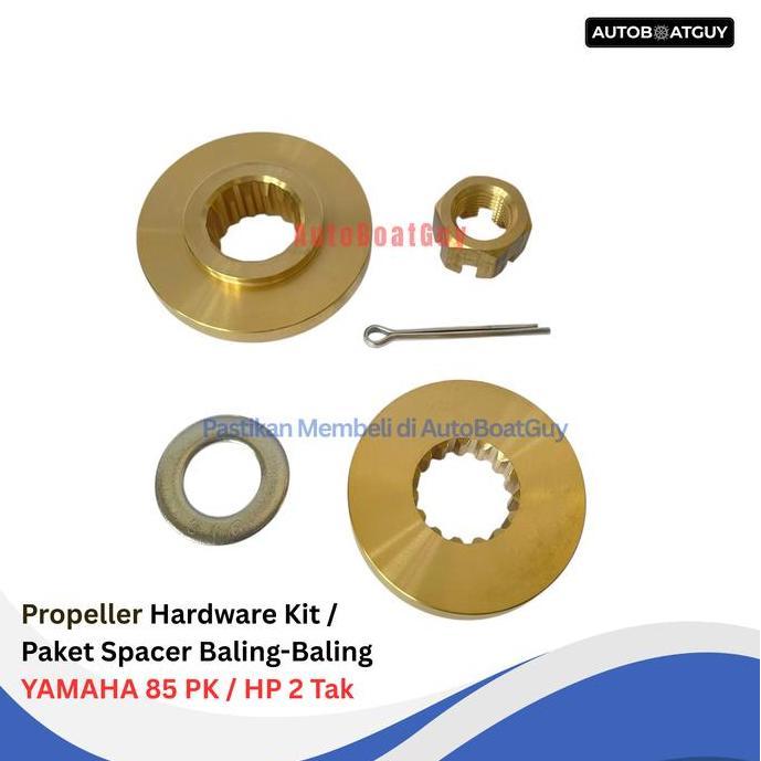 Propeller Hardware Kit / Paket Spacer Baling-Baling YAMAHA 85 PK /HP 2 Tak