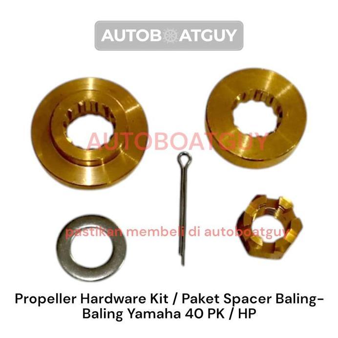 Propeller Hardware Kit / Paket Spacer Baling-Baling Yamaha 40 PK / HP