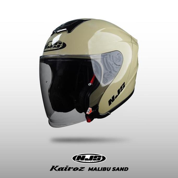 '' NJS KAIROZ MALIBU SAND - HELM HALF FACE | KAIROZ | KAIROZ V1 |  KAIROZ POLOS | KAIROZ ORI | NJS O