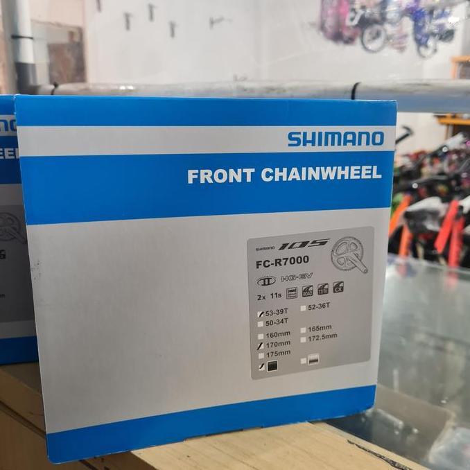 Crank Set Shimano 105 R7000 Include Bb Roadbike Hollowtech Ii 170Mm Outdoor Sepeda