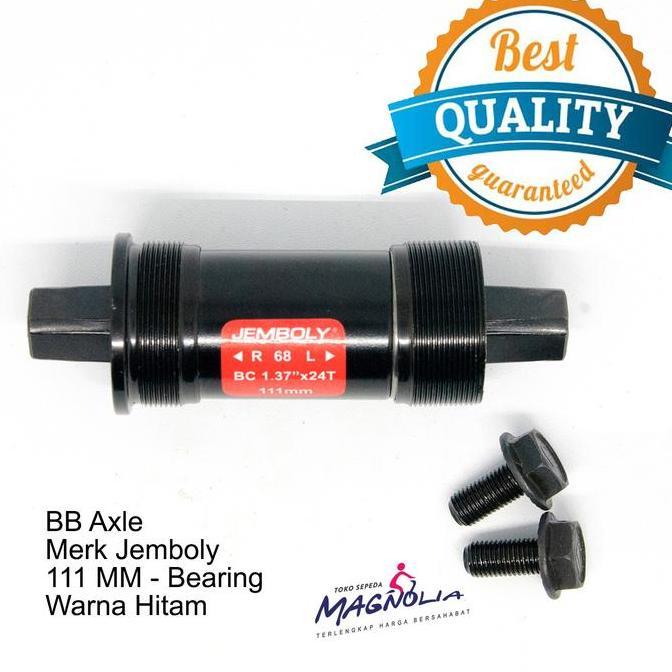 Bottom Bracket / Bb Axle 111 Mm Sepeda Mtb / As Tengah Bearing