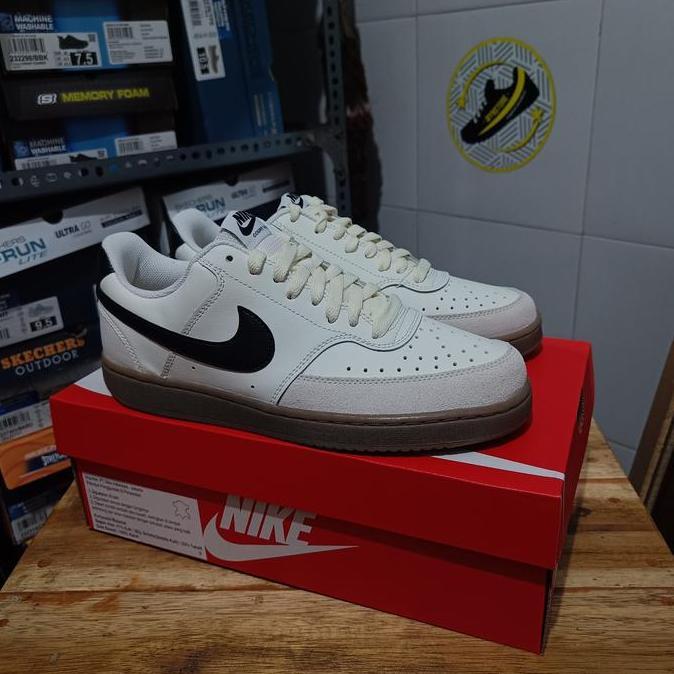 Court Vision Low Off White / Black Gum