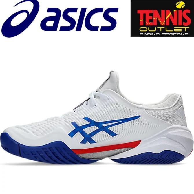 Asics Court FF 3 Novak (White/Asics Blue)