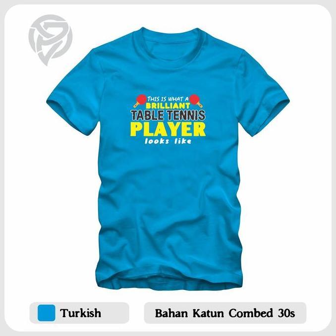 Kaos Tenis Meja Katun Pingpong Uni