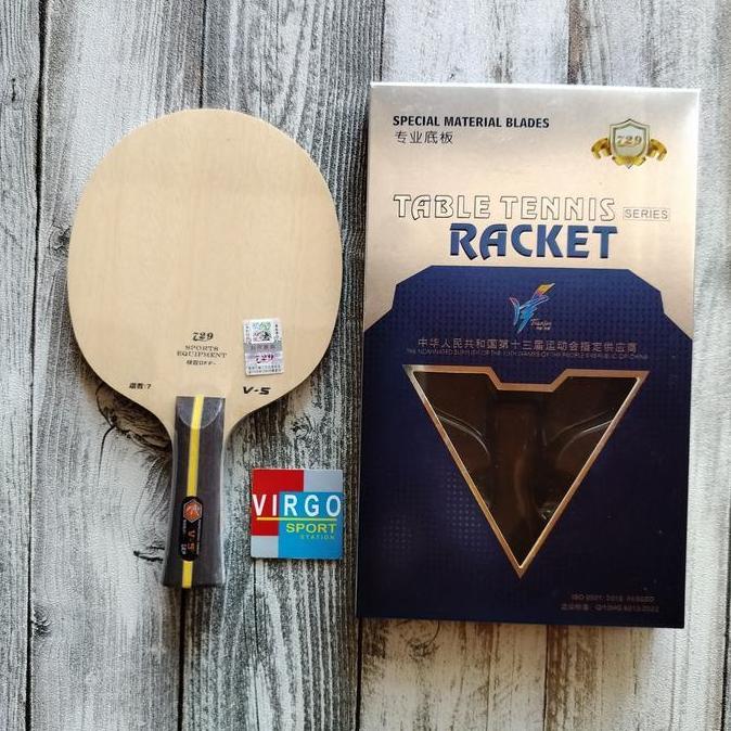kayu bet pingpong 729 V5 carbon