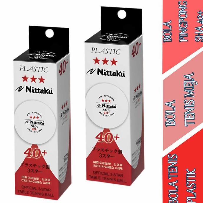 Bola Tenis Plastik - Bola Tenis Meja - Bola Pingpong - Bola 3pcs