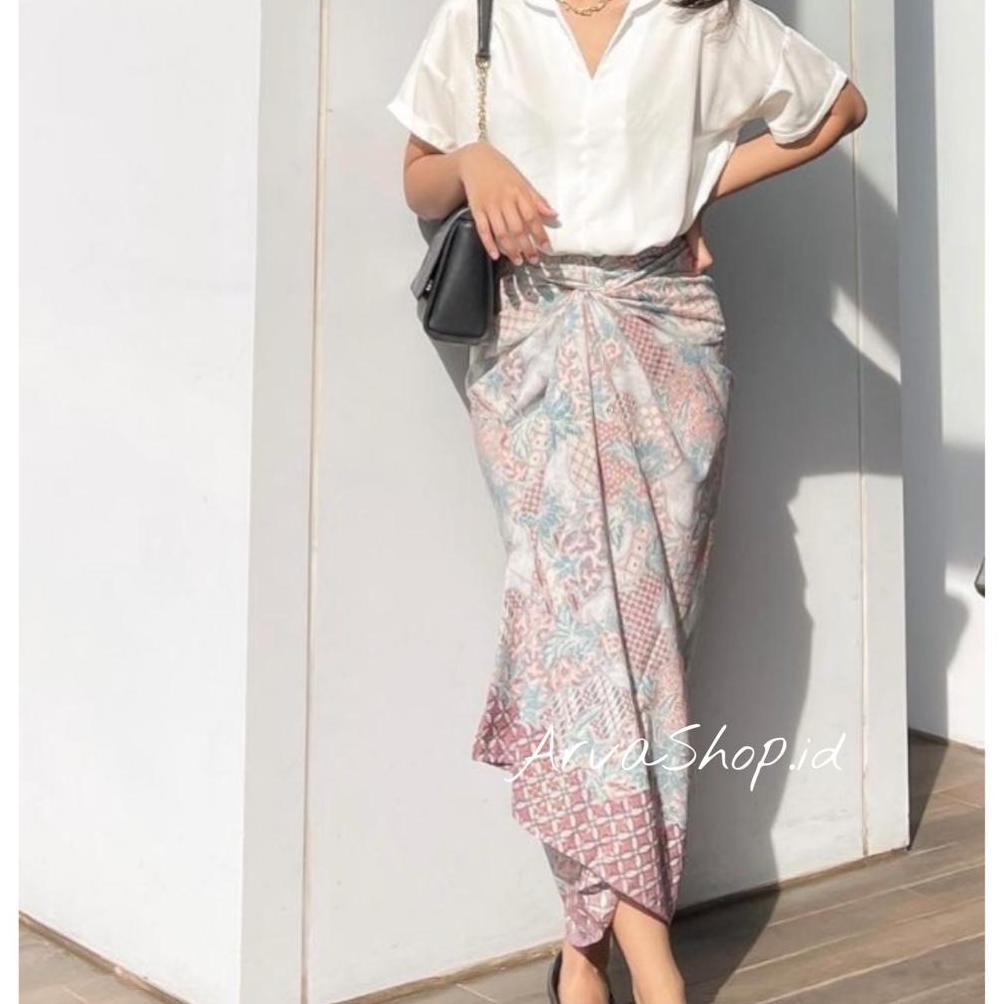 Rok Lilit Batik Kebaya | Bawahan Kebaya | Rok Kebaya Modern Batik Kekinian | Motif Kain Terbaru
