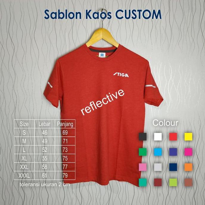 Kaos Lokal Stiga Pingpong Tenis Meja Custom 2