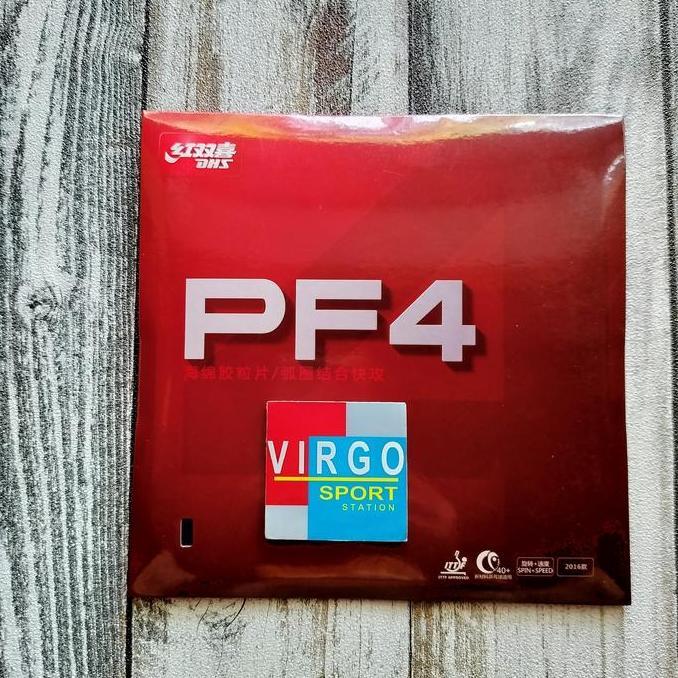 DHS PF4 karet bat bet pingpong DHS PF 4 BARANG 100%
