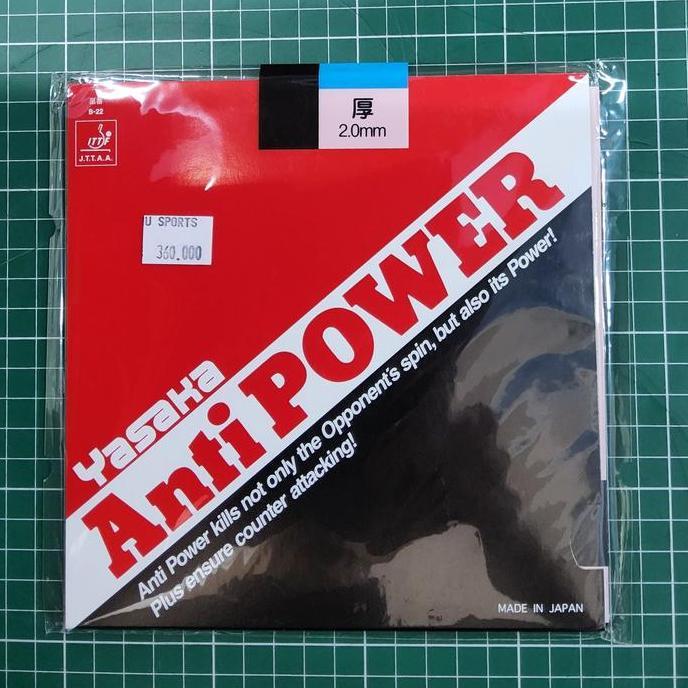 Karet Tenis Meja Yasaka Anti Power