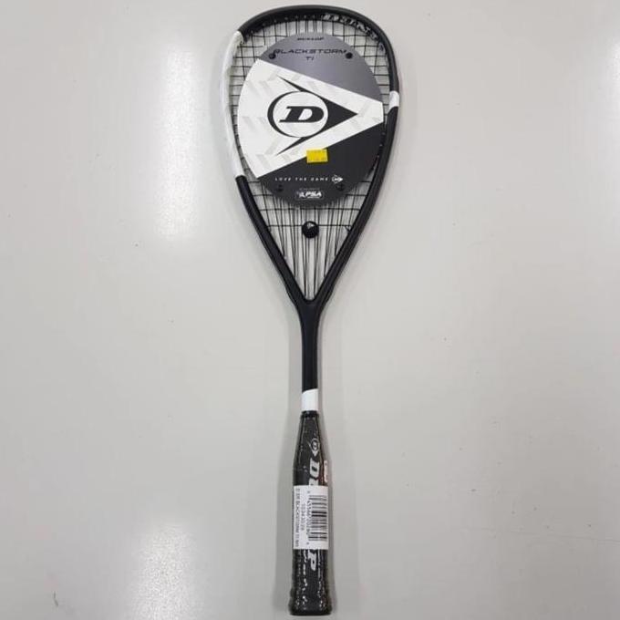 Raket Racket Reket Squash Squosh Dunlop Danlop Blackstorm TI