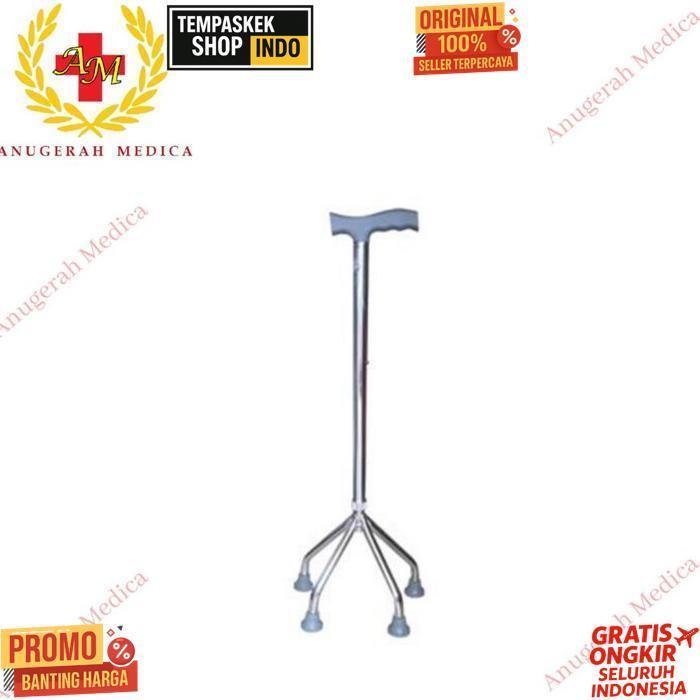 Quality Alat Bantu Jalan Tongkat Kaki 4 - Tongkat Bantu Jalan