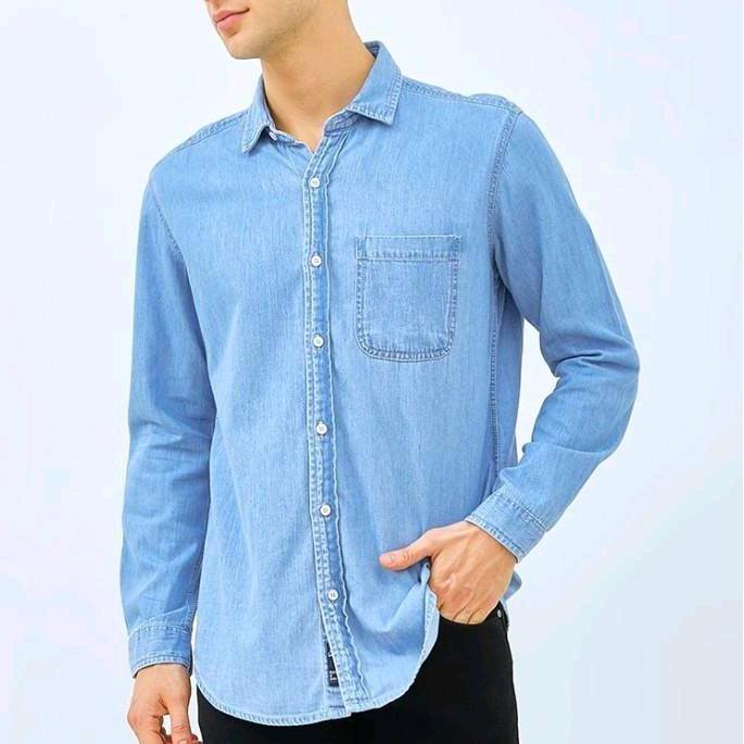 Kemeja Denim Pria Lengan Panjang Lois Jeans Orinal KLLR417D