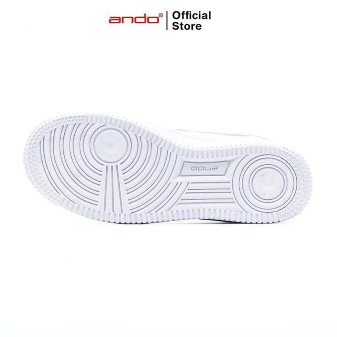 Kets- Ando Official Sepatu Sneakers Tricks Pria Dewasa - Putih