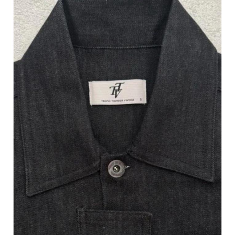 Ranchero Clasp Denim Black Jacket