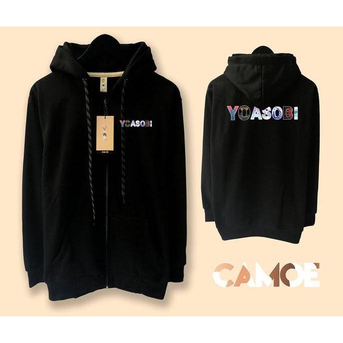 Jaket Hoodie Zipper Yoasobi Album Art Japan Musik