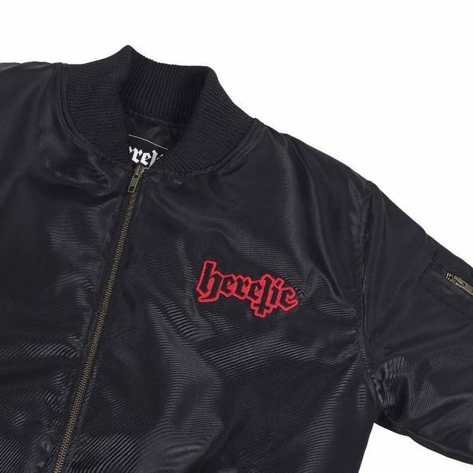 Heretic - BOMBER JACKET - RED PENTAGRAM