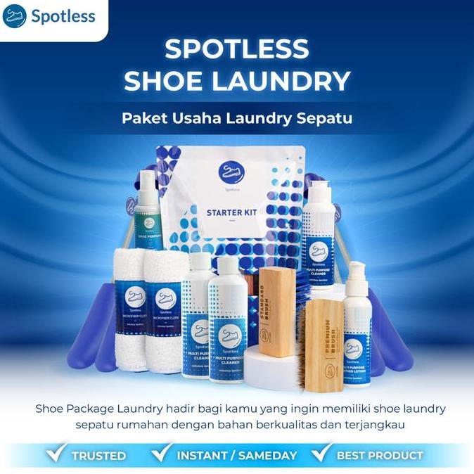 Spotless Shoe Laundry Package - Paket Laundry Pembersih Sepatu Usaha Lengkap