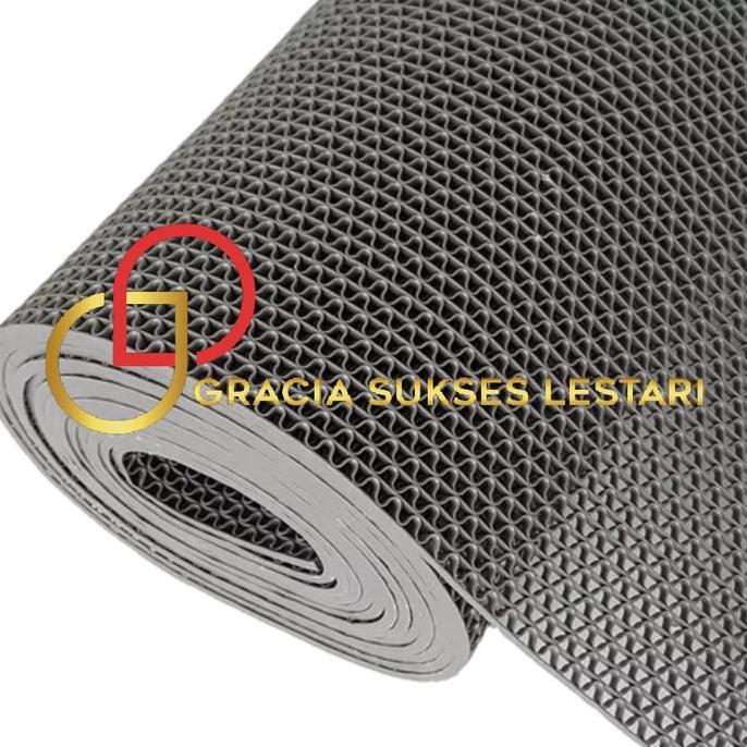 Keset Karpet Karet PVC Anti Slip Meteran - Jaring