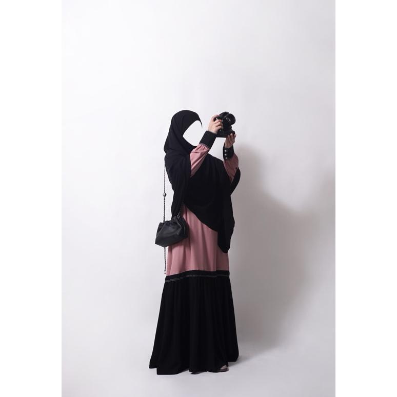 Gamis Ghaida Dress Semi Abaya Casual Fashion Wanita Muslim
