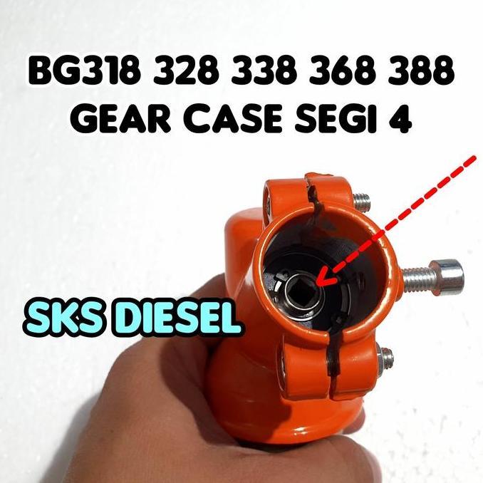 Kepala Pisau Mesin Potong Rumput 318 328 338 Segi 4 Petak Tanika Stihl