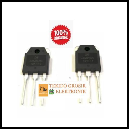 TERLARIS TRANSISTOR NJW 0302G 0281G ORI