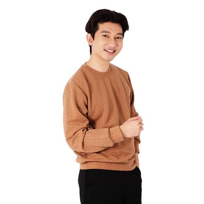 POSHBOY Gibraltar Kaos Lengan Panjang Pria Warna ca - Baju Longsleeve - Sweatshirt